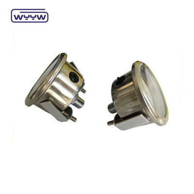 کیفیت  Axial 2.5" U-Clamp Pressure Gauge Manometer / Back Connection Pressure Gauge کارخانه