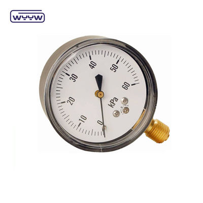 کیفیت  60-100mm CmH2O Capsule Pressure Gauge Manometer 1.6% Accuracy کارخانه
