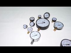 100mm آب عمومی فشار سنج تجاری مانومتر پایین نصب