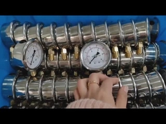 مانومتر صنعتی YN52mm فشار فشار فشار هیدرولیک 52mm 1/4NPT