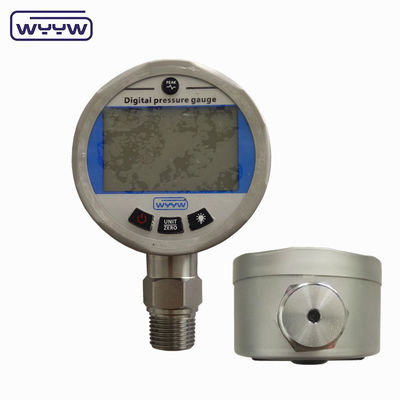 بار Psi InHg دقت قابل حمل فشار سنج دیجیتال 80mm 100mm