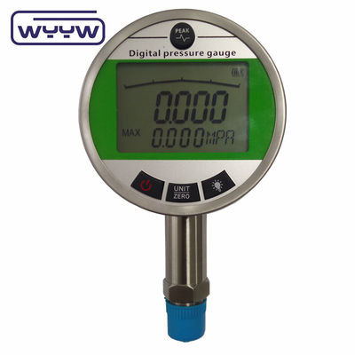 4.5 ولت باتری فشار سنج دیجیتال 100 میلی متری کیس با صفحه نمایش LCD