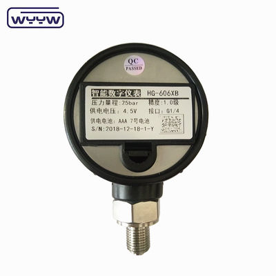 63mm Mbar Bar Digital Manometer فشار آب پایین نصب