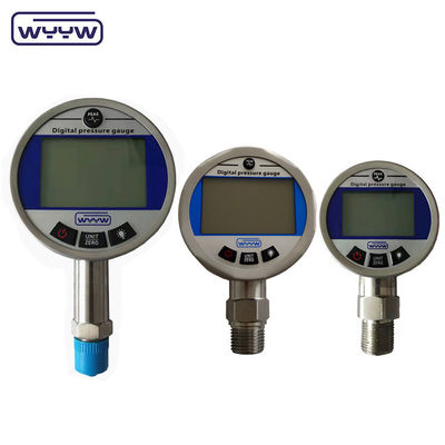 مانومتر فشار گاز دیجیتال فولاد ضد زنگ 65 میلی متر با صفحه نمایش LCD دیجیتال 4-5