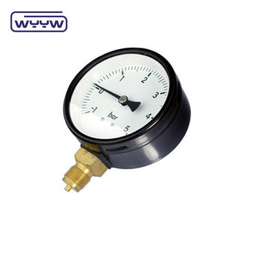 1.6%Fs -30inhg فشار سنج خلاء -1-0 Mpa 100mm فشار منفی مانومتر