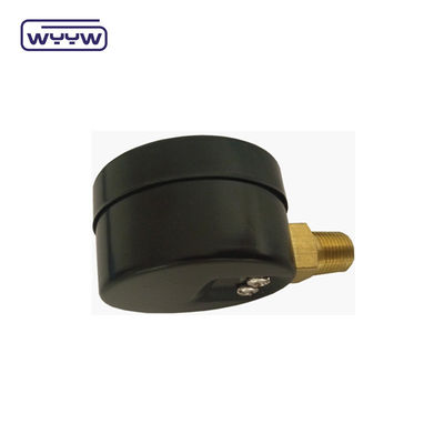 کیس پلاستیکی دو مقیاس فشار سنج خلاء نصب عقب 1 1/2 &quot; 40MM -1bar-0bar Case فولادی