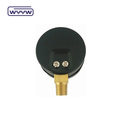 کیس پلاستیکی دو مقیاس فشار سنج خلاء نصب عقب 1 1/2 &quot; 40MM -1bar-0bar Case فولادی