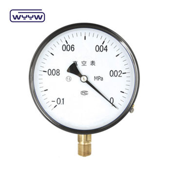 فشار سنج خلاء پایین 100mm با کیس فولاد سیاه