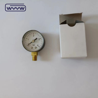 استاندارد CE 40MM پلاستیک 0-4Bar 1/8&quot;BSP Manometer هوا گاز طبیعی فشار سنج