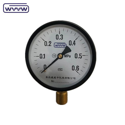 پایین 1/2&quot;bsp CE 100mm عمومی OEM در دسترس فشار سنج کالیبراسیون