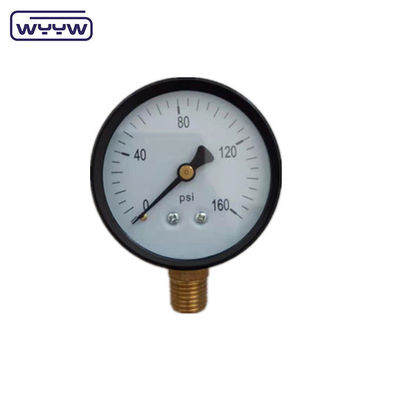 فشار سنج برای فیلتر استخر شنا 2&quot; دایر، 0-60 PSI، پایین نصب 1/4&quot; سیم لوله