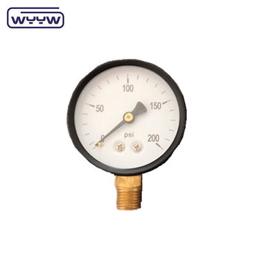 فشار سنج برای فیلتر استخر شنا 2&quot; دایر، 0-60 PSI، پایین نصب 1/4&quot; سیم لوله