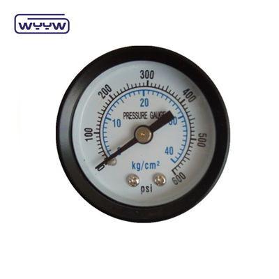 60mm 2.5 &quot;آزمایش هوا پشت اتصال فولادی قاب فشار سنج