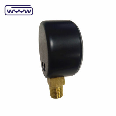 WYYW فشار سنج قیمت اتصال پایین 2&quot; 50mm جعبه پلاستیکی فشار سنج هوا lpg گاز مانومتر