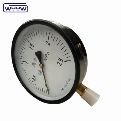 کارخانه Y-150 گاز طبیعی آزمایش فشار سنج آنالوگ 6 اینچ 150mm 0-1MPa 0-150psi نوتروژن مانومتر