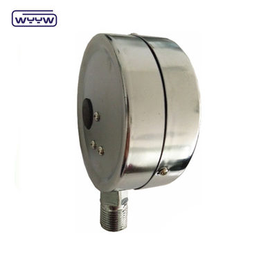 M20X1.5 لوله 100mm استاندارد فشار سنج عمومی