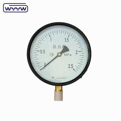 ساخته شده در چین قیمت کارخانه دقت بالا 6 اینچ اتصال پایین 150mm فشار سنج تست کننده