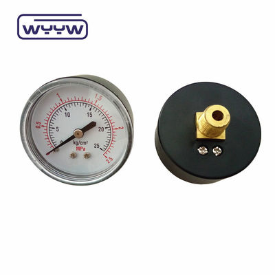 چین فشار سنج قیمت کارخانه 1.5 &quot; 40mm 0-3.5bar پلاستیکی مونوتر گاز محوری