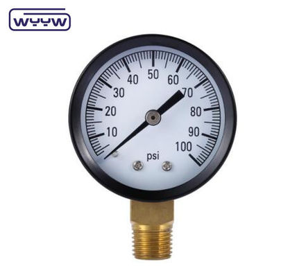 نصب عقب قابل تنظیم 150 psi فروش داغ 60mm مانیومتر عمومی M12X1.5 فشار 10 بار