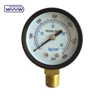 نصب عقب قابل تنظیم 150 psi فروش داغ 60mm مانیومتر عمومی M12X1.5 فشار 10 بار
