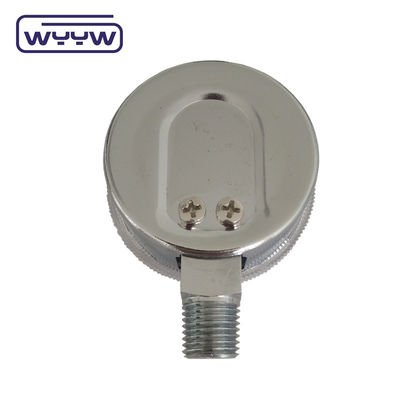 قیمت کارخانه 0-4000psi استفاده پزشکی کروم بدون ورود پایین نفت 50mm کروم فشار سنج آب سیلانک اکسیژن