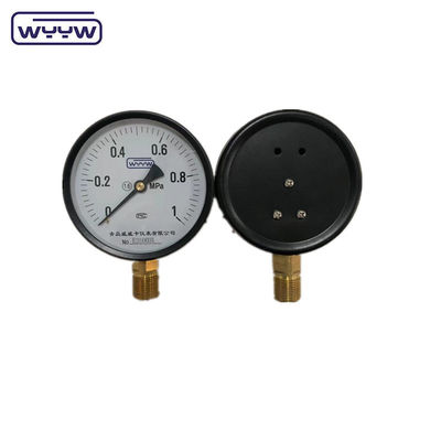 قیمت WYYW کارخانه 1MPa 1.6MPa 100mm فشار سنج M20X1.5 G1/2