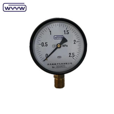 قیمت WYYW کارخانه 1MPa 1.6MPa 100mm فشار سنج M20X1.5 G1/2&quot; مانومتر آب
