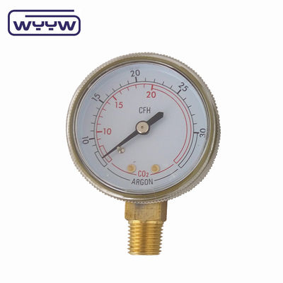 ۲&quot; مانیومتر فشار سنج گاز عمومی پایین نصب 50mm Dial