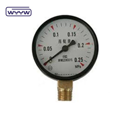 فشار سنج اقتصادی فولاد سیاه 60mm فشار سنج گاز طبیعی LPG