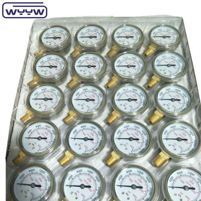 کیفیت بالا با قیمت رقابتی CE EN837-1 هوا آب 1psi (0 - 600 Psi) Npt 1/4 روغن آب فشار سنج