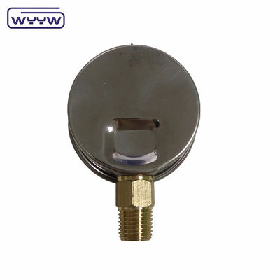 -30inHg خلاء ترکیب گج روغن پر کردن اتصال پایین 1/4&quot; Bsp 2&quot; فشار سنج
