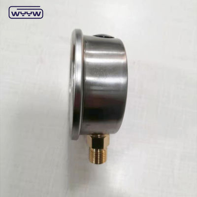 2.5&quot; مانومتر فشار پر از مایع EN837-1 فشار سنج شعاعی