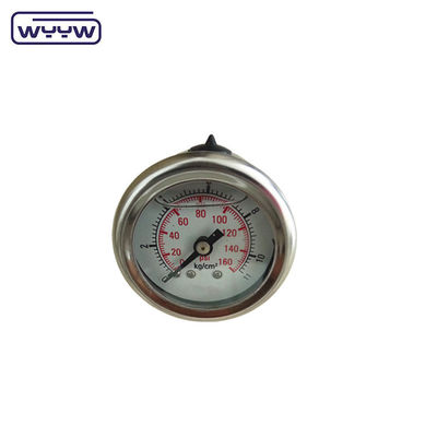 40 میلی متری سینتر پشت OEM 1/4&quot;bsp npt 1.5 اینچ چهره گلیسیرین پر فشار