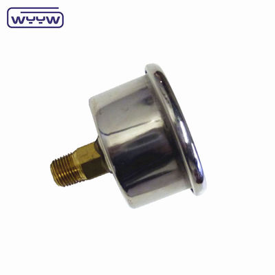 40 میلی متری سینتر پشت OEM 1/4&quot;bsp npt 1.5 اینچ چهره گلیسیرین پر فشار