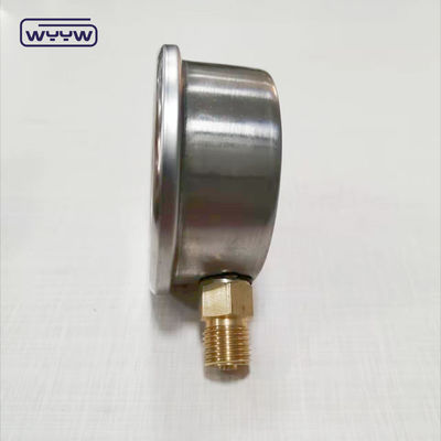 oem برای آزاد صنعت فشار مانومتر penumatic 1/4&quot;G اتصال شعاعی مایع پر شده بار فشار 2.5&quot;