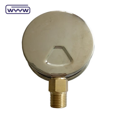 100mm 1.6% 1% دقت فشار سنج پمپ، فشار سنج فرقی برای فیلترها، فشار سنج