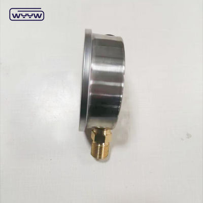 100mm 1.6% 1% دقت فشار سنج پمپ، فشار سنج فرقی برای فیلترها، فشار سنج