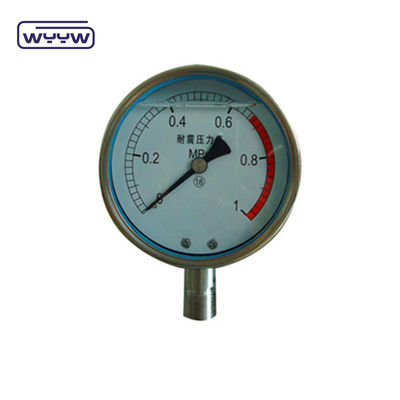 1/8 &quot;NPT فشار سنج پایین اتصال 1.5&quot; 40mm فشار سنج روغن