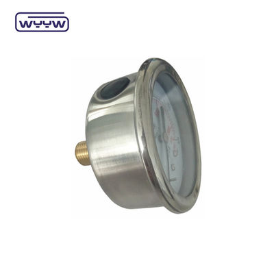 2.5&quot; فشار سنج دوگانه مانومتر فشار سنج روغن گلیسیرین