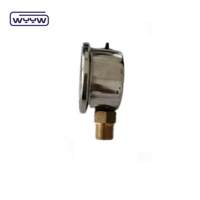 SS مورد گاز تست فشار سنج 40mm دایر اندازه پشت نصب
