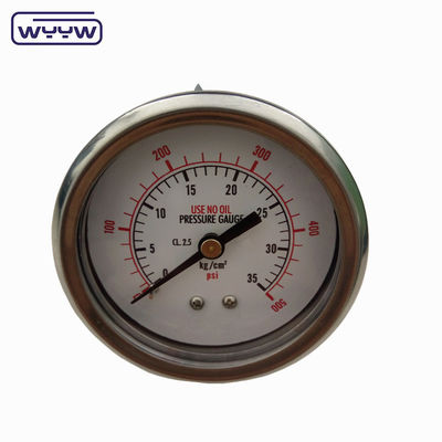 پمپ نفت صنعتی فشار سنج محوری مانومتر 60mm اندازه دایر