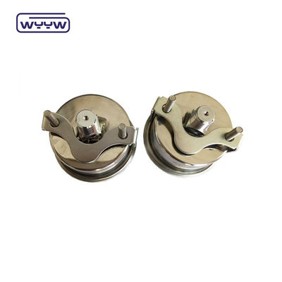 مانومتر فشار سنج محوری 2.5 اینچ U-Clamp / فشار سنج اتصال عقب