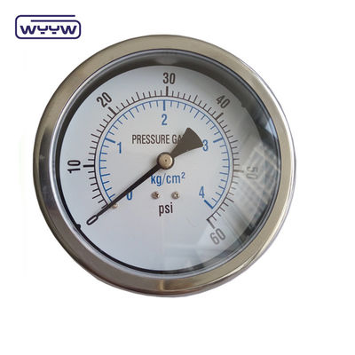 هيدرولیک جک فشار سنج مرکز پشت اتصال 100mm اندازه دایر