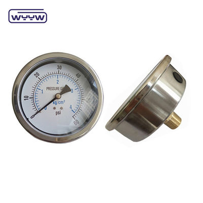 هيدرولیک جک فشار سنج مرکز پشت اتصال 100mm اندازه دایر