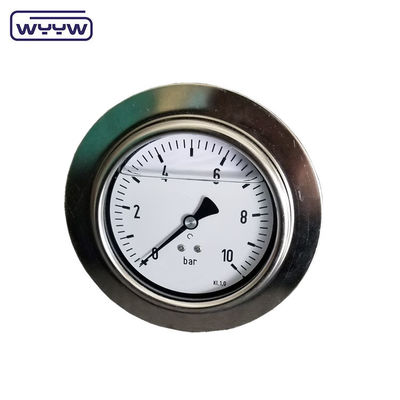 2.5&quot; بار Psi فلنج نوع فشار سنج مانومتر پانل نصب
