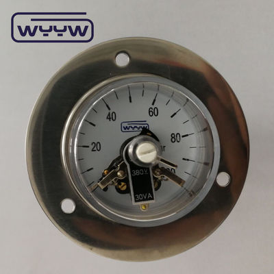 کیفیت بالا کارخانه به طور مستقیم عرضه 60mm فولاد ضد زنگ الکتریکی تماس پیمانکار فشار سنج