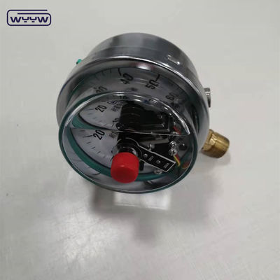 60MPa سیلیکون پر شده 380V الکتریکی تماس فشار سنج مقاومت به شوک