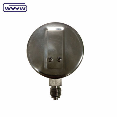 کپسول شعاعی 1/4&quot;bsp 63mm فشار پایین KPA mbar مانومتر فولاد ضد زنگ فشار سنج تجاری