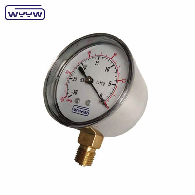 Mbar Kpa General Steel Capsule Pressure Gauge 100mm OEM ODM OBM سفارشی شده