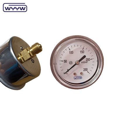 مانومتر کپسول کم فشار قابل تنظیم با پشتیبانی OEM CMH2O با اتصال عقب